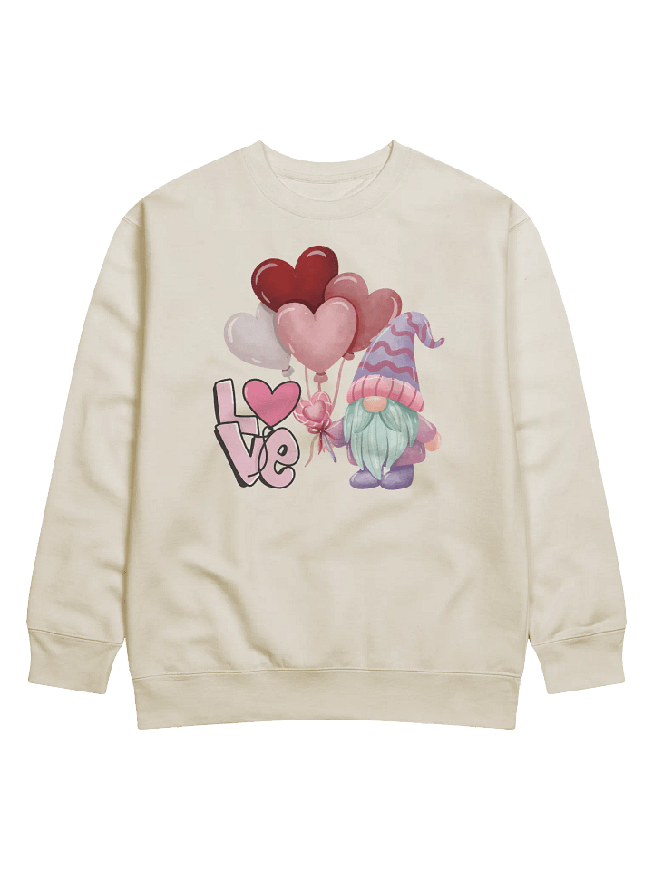 Love Gnome Heart Balloons Sweatshirt product image (1)