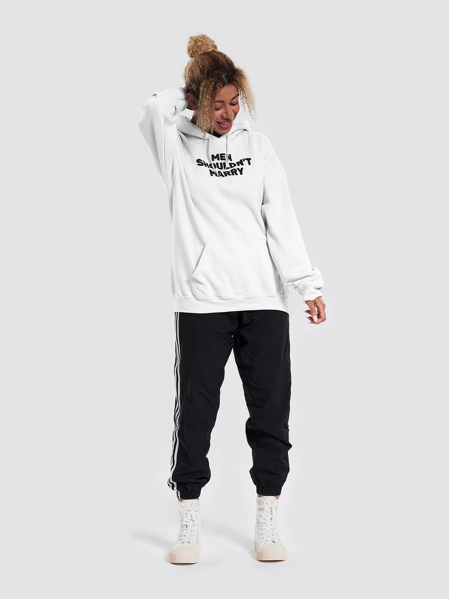 Men Shouldn’t Marry - White Hoodie product image (5)
