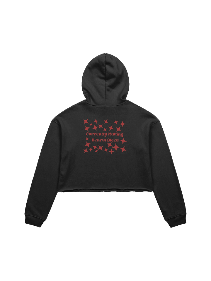 Currently Making Hearts Bleed Crop Hoodie product image (2)