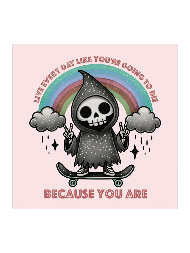 Live Every Day Sticker (Red) product image (1)