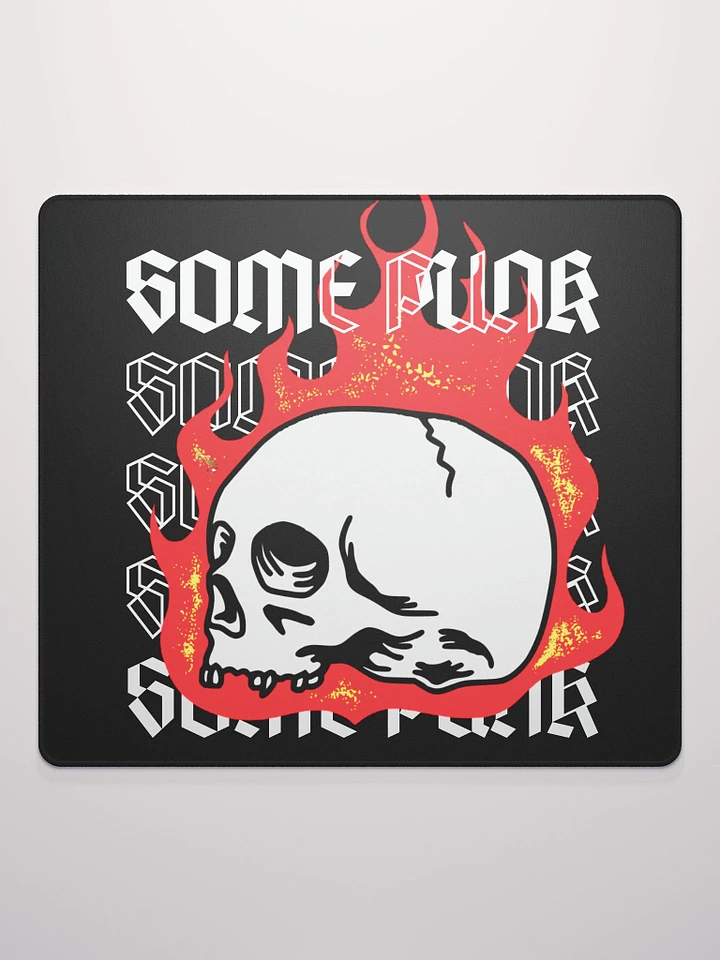 Flaming Skull Mouse Pad product image (2)