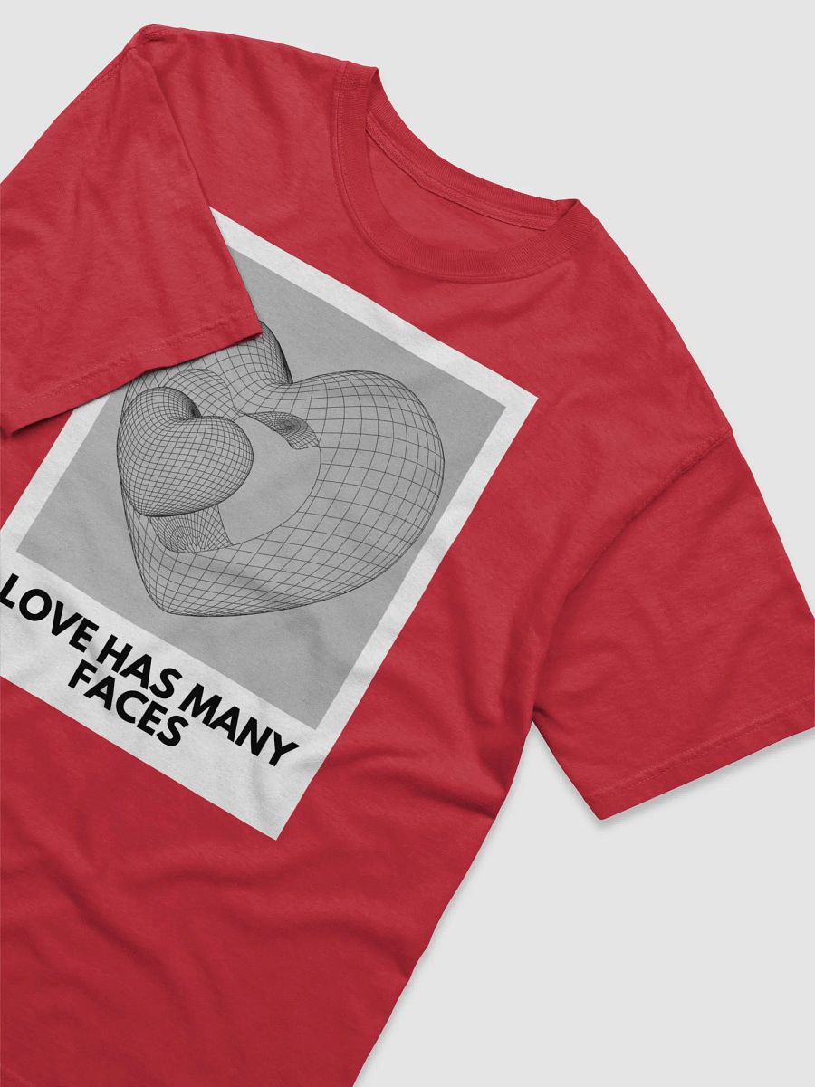 LOVE HAS MANY FACES (Black font) T-shirt product image (53)