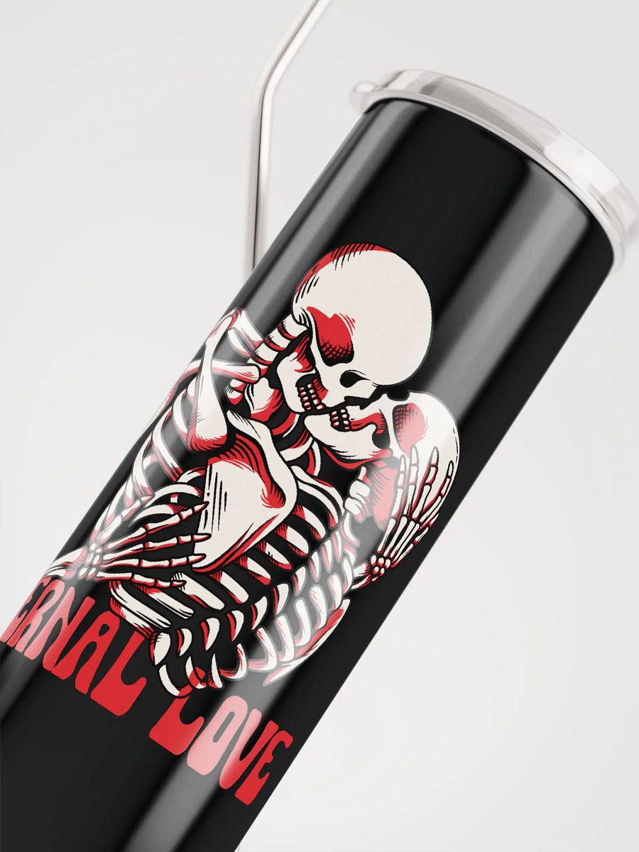 Gothic Valentine's Stainless Steel Tumbler: Eternal Love product image (5)