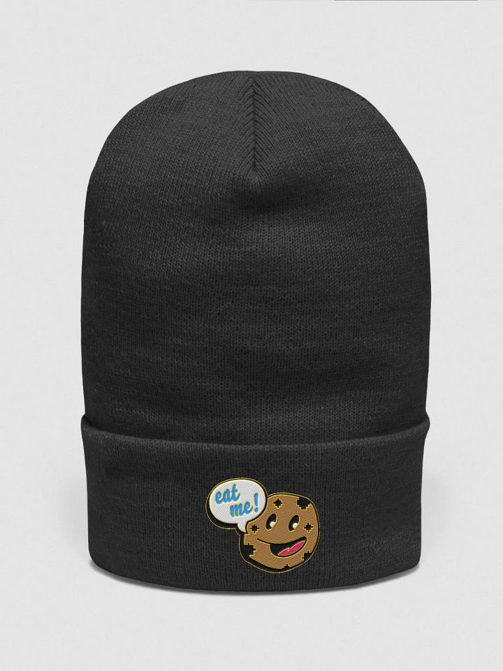 Eat Me Cookie Embroidered Beanie product image (1)