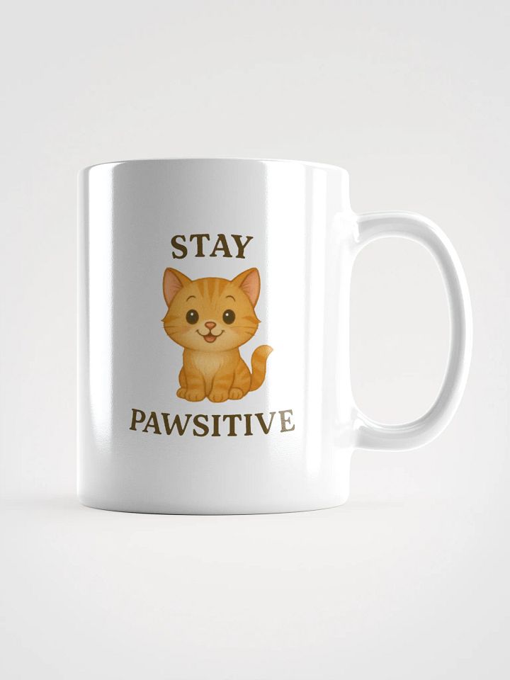 Pawsitivi-tea: White Glossy Mug product image (3)