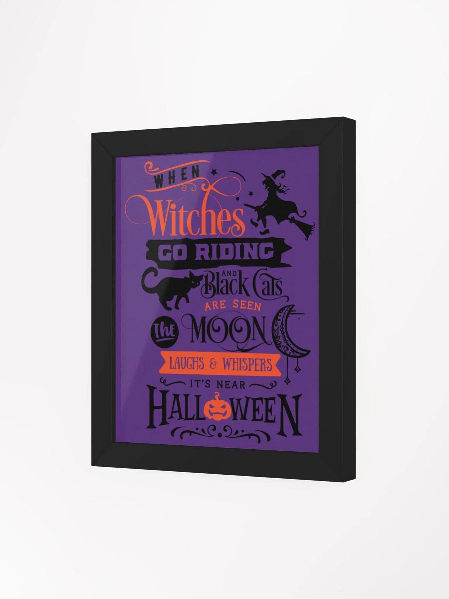 Witch Quote: Framed High-Quality Matte Poster product image (38)