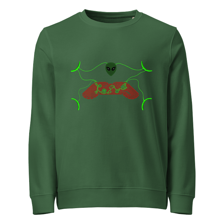 Galactic Gamer Organic Sweatshirt product image (1)