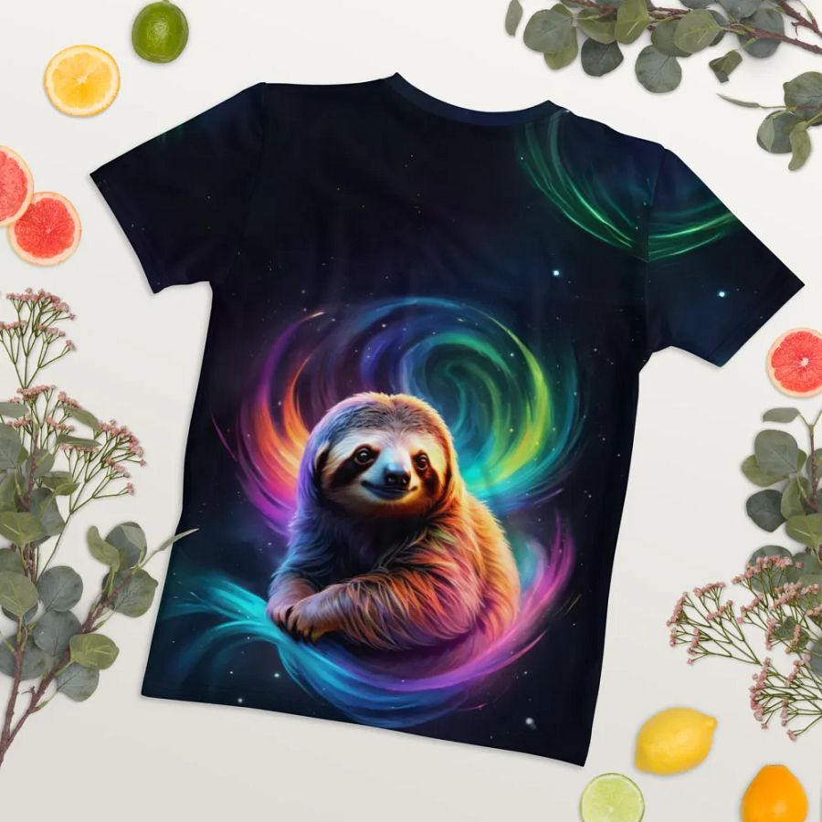 Serial Chiller Sloth All Over Print T-shirt product image (8)