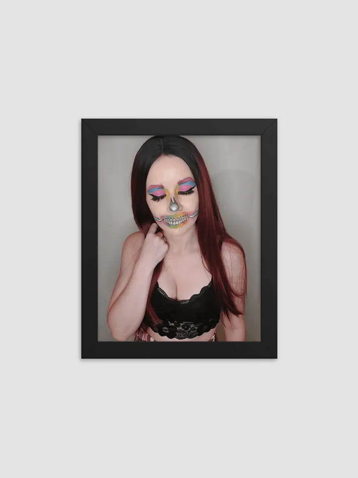 Rainbow Skull - Framed High-Quality Matte Poster product image (1)