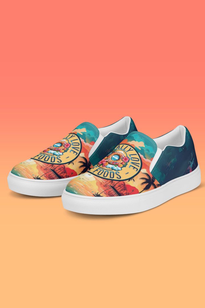 Funny Donut All Over Print Shoes product image (2)