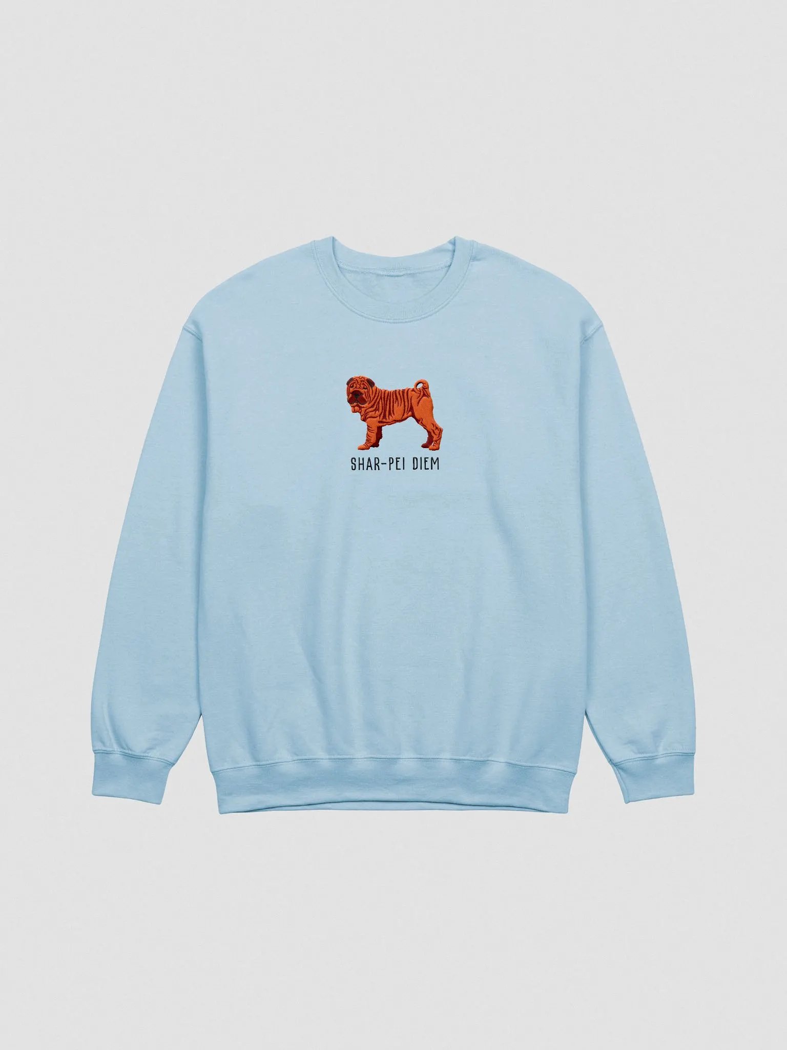 Shar-Pei Diem Sweatshirt (Embroidered) of a Chinese Shar-Pei(Red) product image (4)