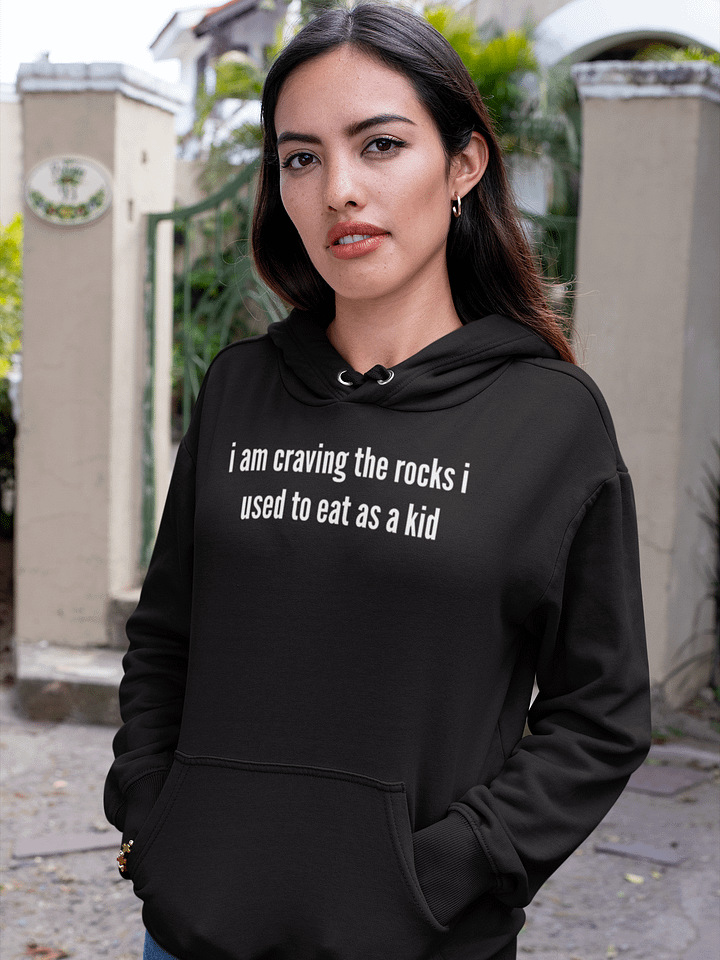 I am craving the rocks I used to eat classic hoodie product image (1)