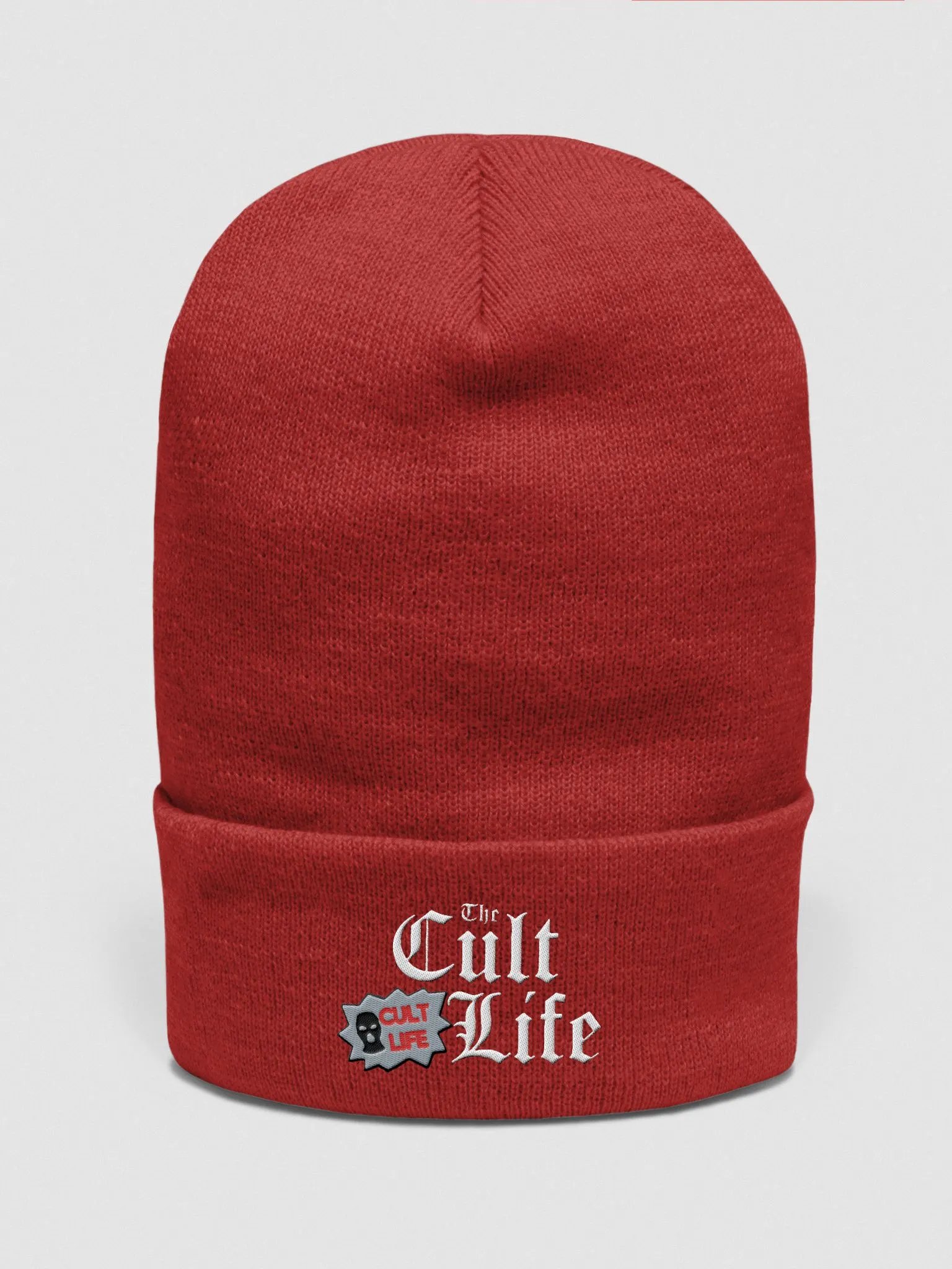 CULT LIFE BRAND BEANIE RED product image (1)