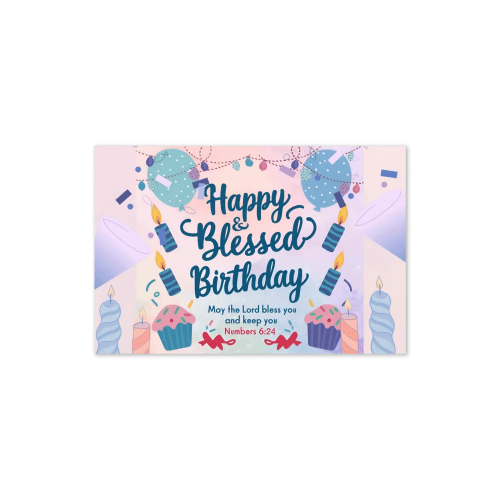 Happy & Blessed Birthday Card product image (10)
