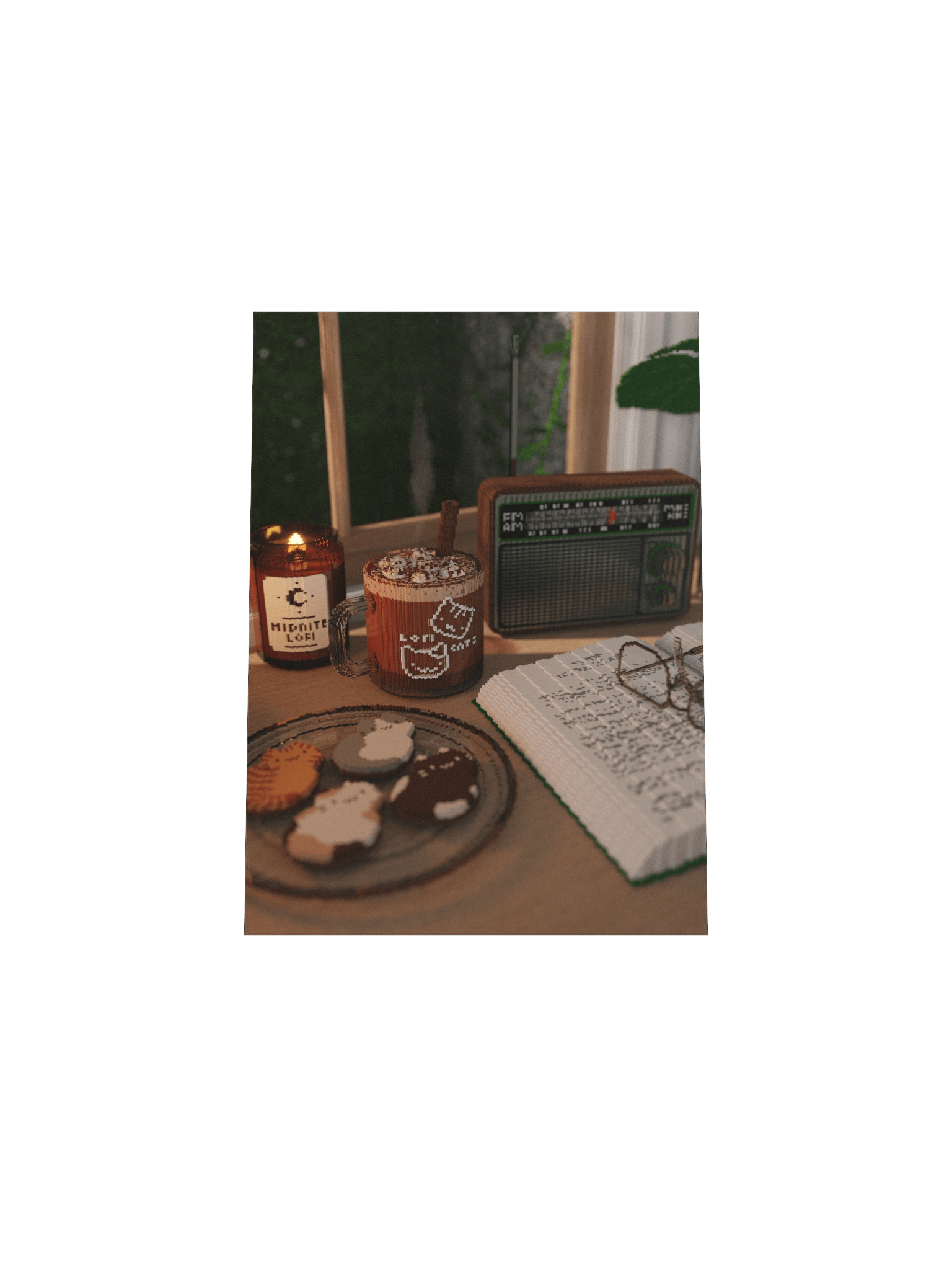 Read with me 🌙 art print product image (5)