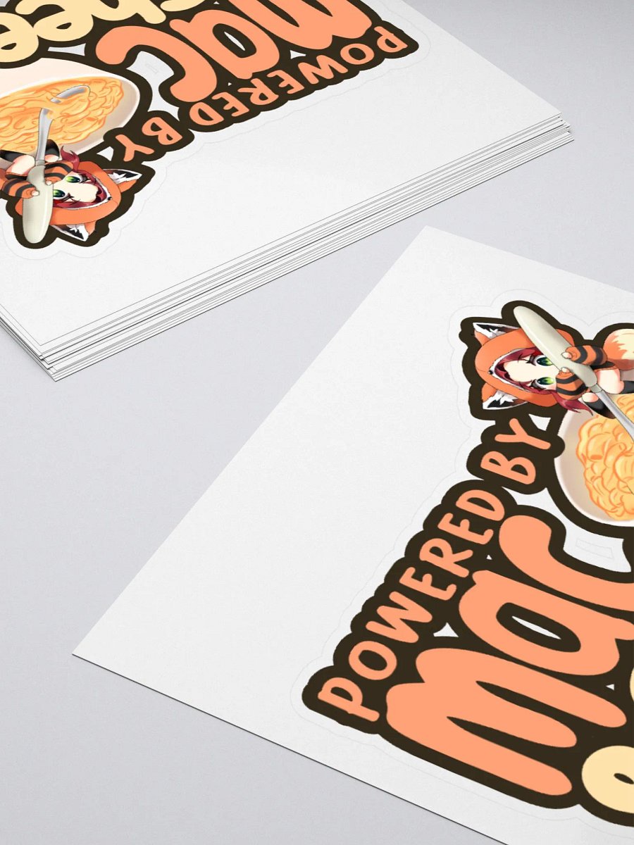 Powered by Mac & Cheese Sticker product image (4)