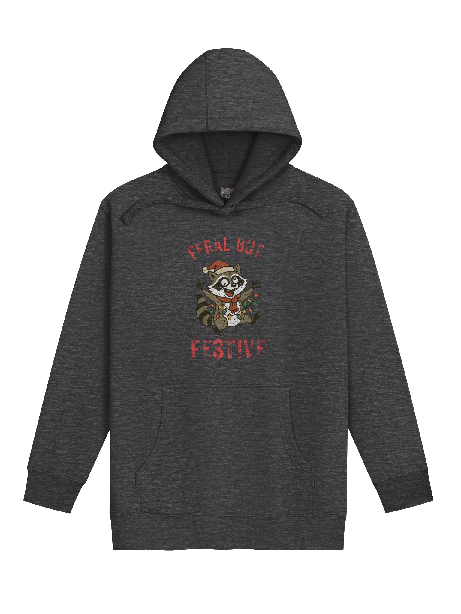 Feral Raccoon Christmas Hoodie product image (4)