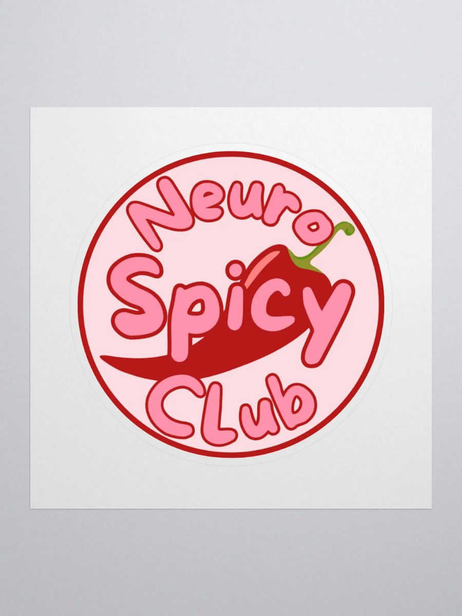 Neurospicy Club Sticker product image (1)