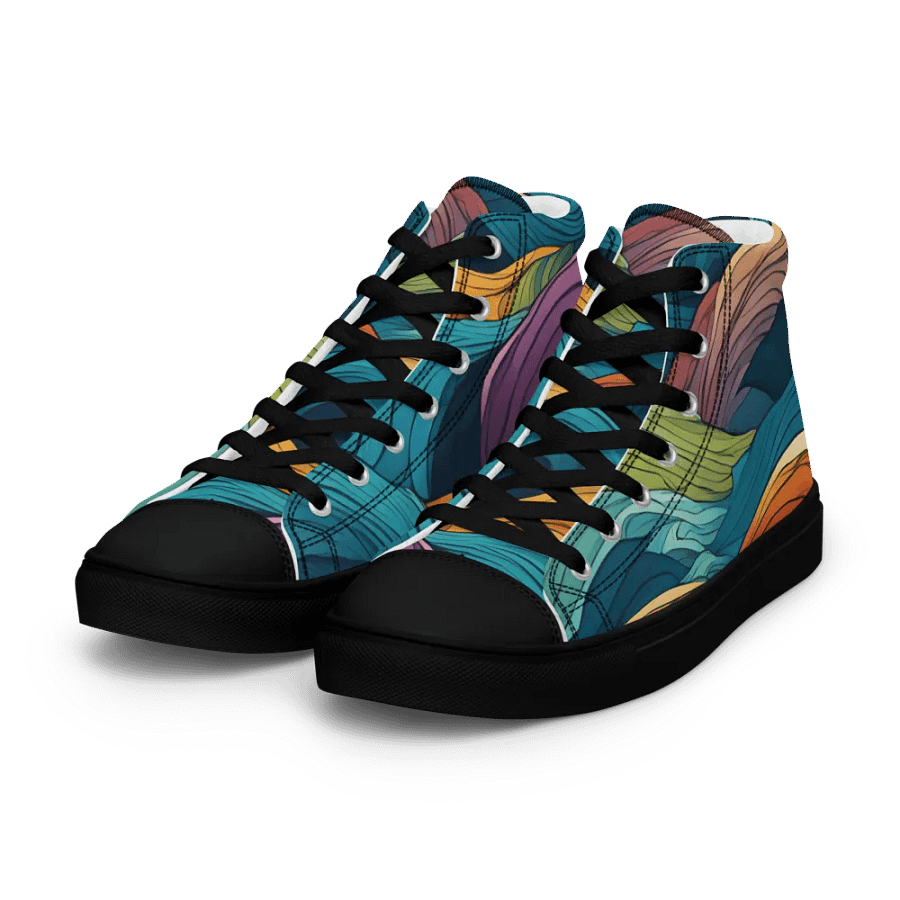 Retro Wave Women's High Tops product image (7)