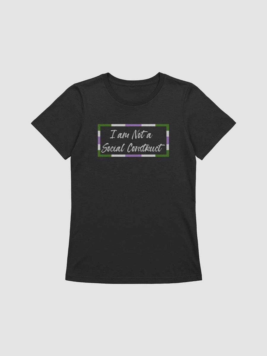 I am Not a Social Construct (lg) (wt) - Gender Queer - Women's Relaxed Fit T product image (9)