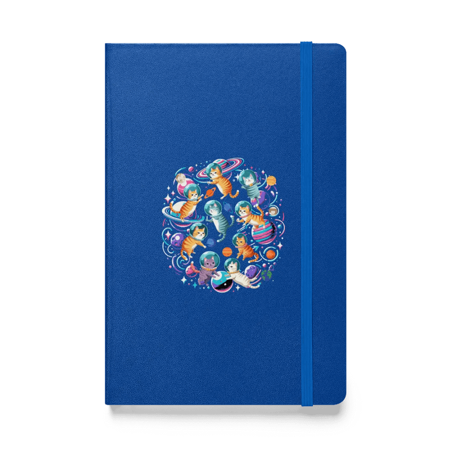 Cats In Space Cosmic Hardcover Notebook product image (1)