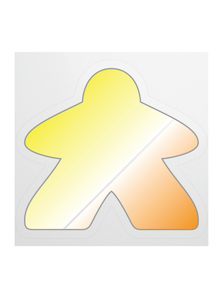Maverique Pride Gradient Meeple Sticker product image (3)