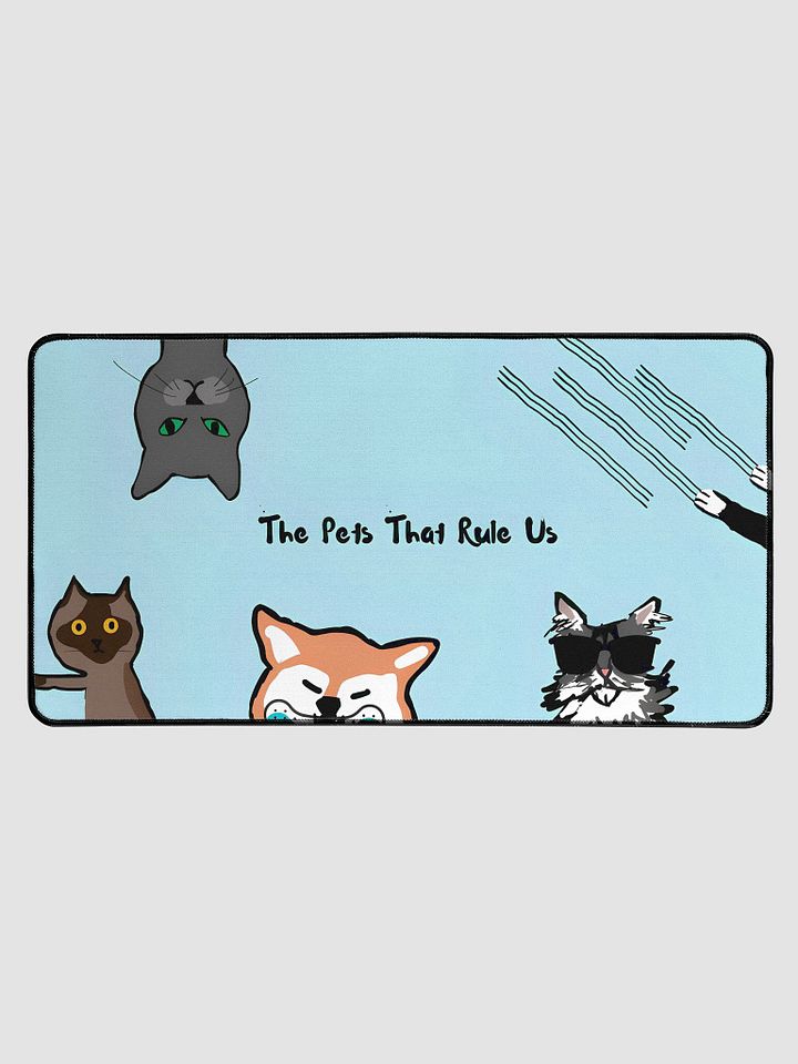 The Pet's That Rule Us - Desk Mat - Original Blue product image (1)