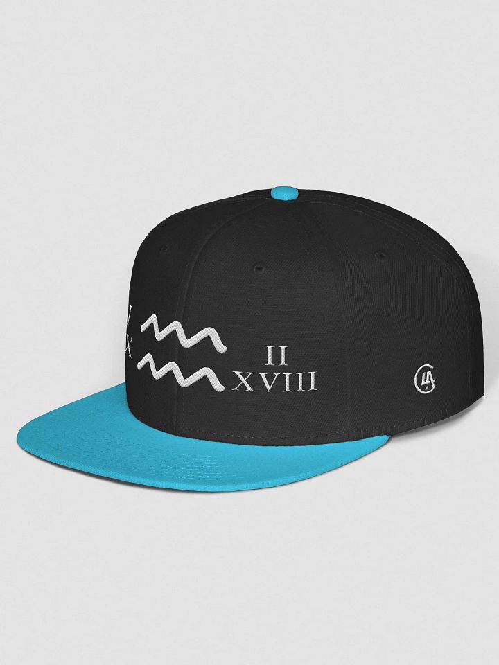 Aquarius Zodiac Sign "Vision" : Wave of Change SnapBack Cap product image (2)