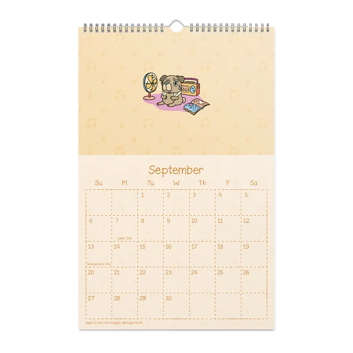 Large size Animal Calendar product image (2)