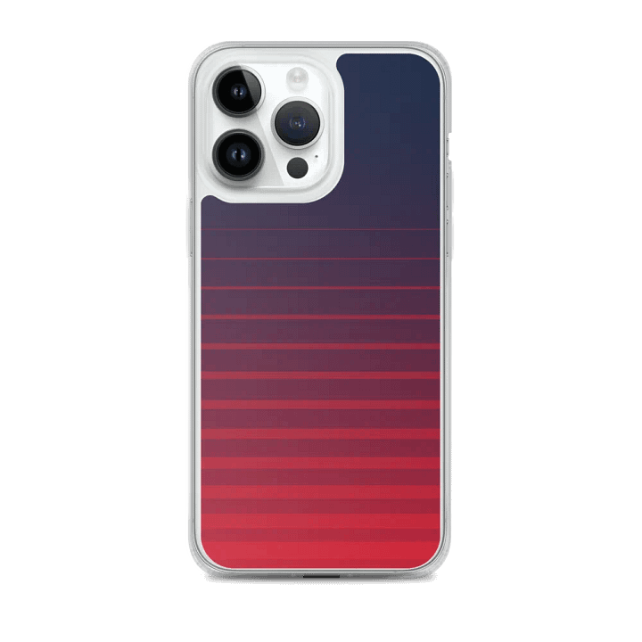 Gradient Striped iPhone® Case product image (2)