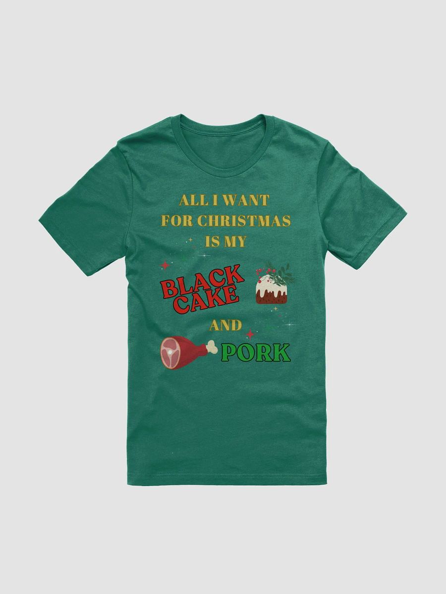 Festive Black Cake and Pork T-Shirt product image (51)