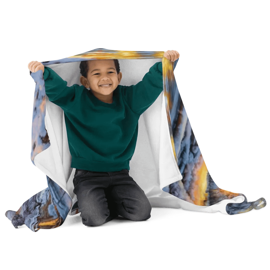 Winter Cottage Throw Blanket product image (3)