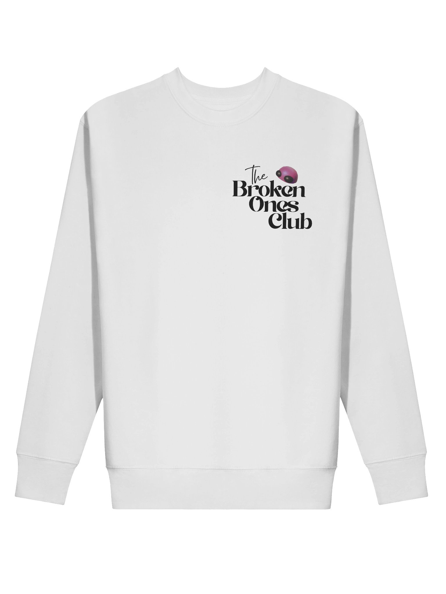 Broken Ones Club Crewneck Sweatshirt - Black product image (7)