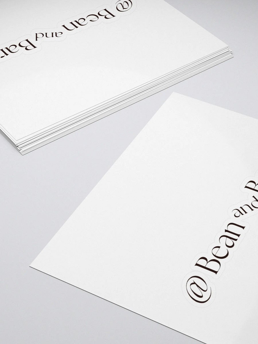 Bean and Barrel Channel Sticker product image (10)