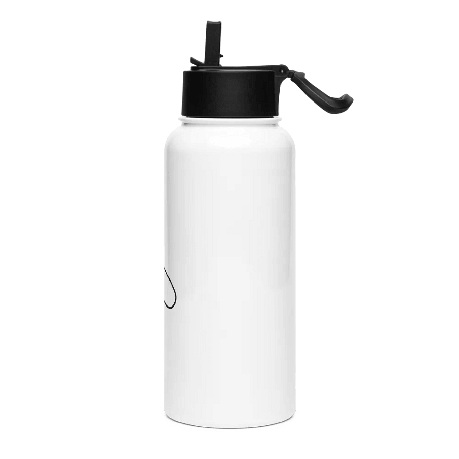 Insulated 32oz Water Bottle | White with Main Studio Logo product image (3)