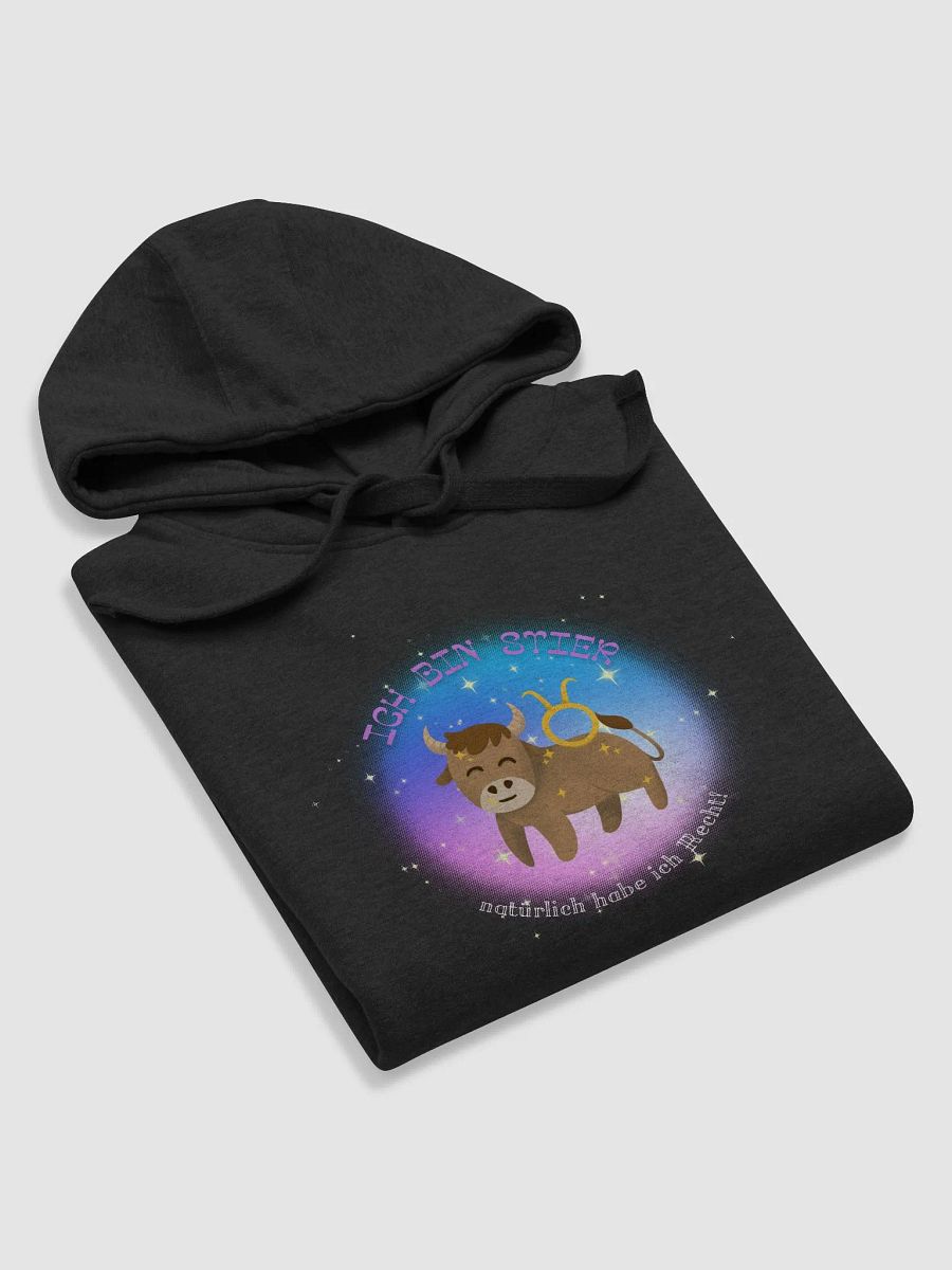 Ich bin Stier Hoodie Kaputzenpullover product image (5)