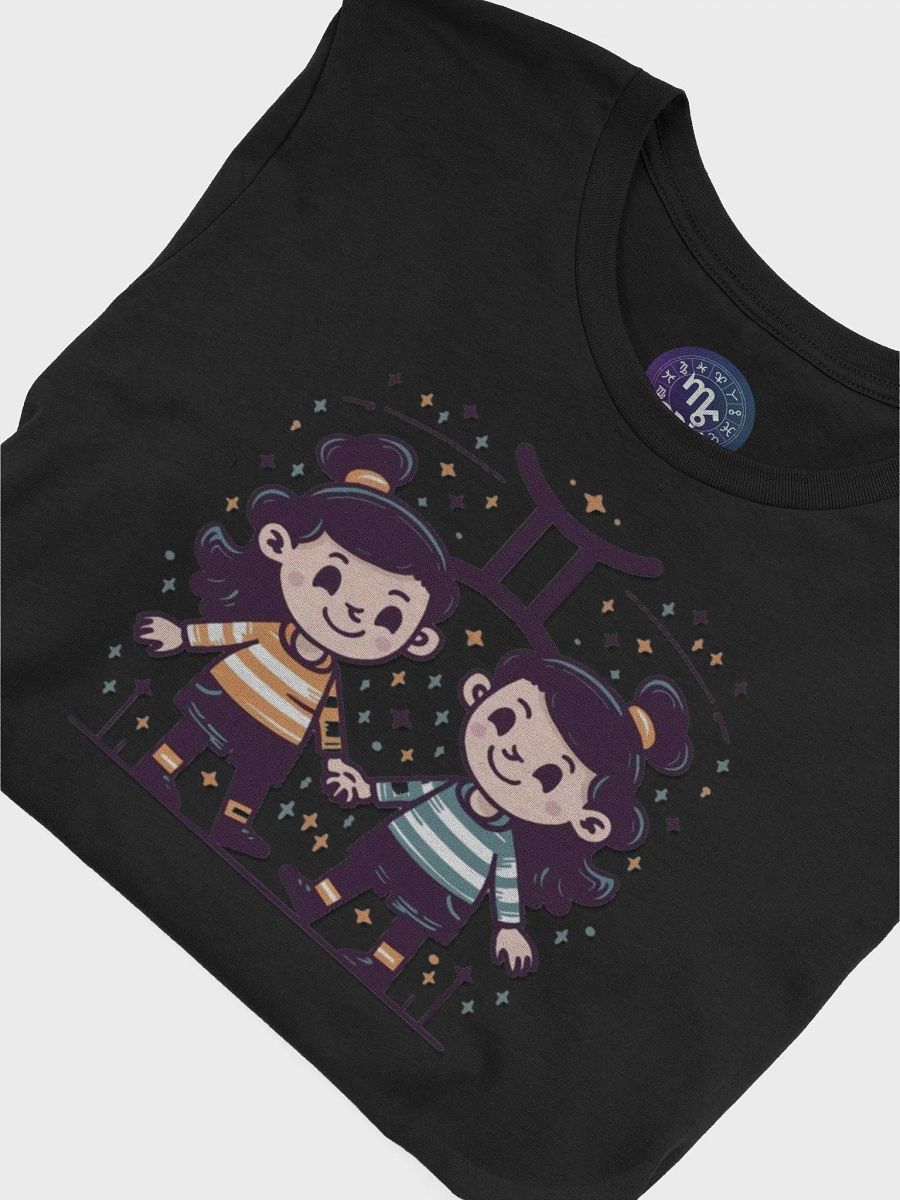 Gemini Zodiac Unisex T-Shirt - Playful Twins Design, Astrology Gift product image (7)