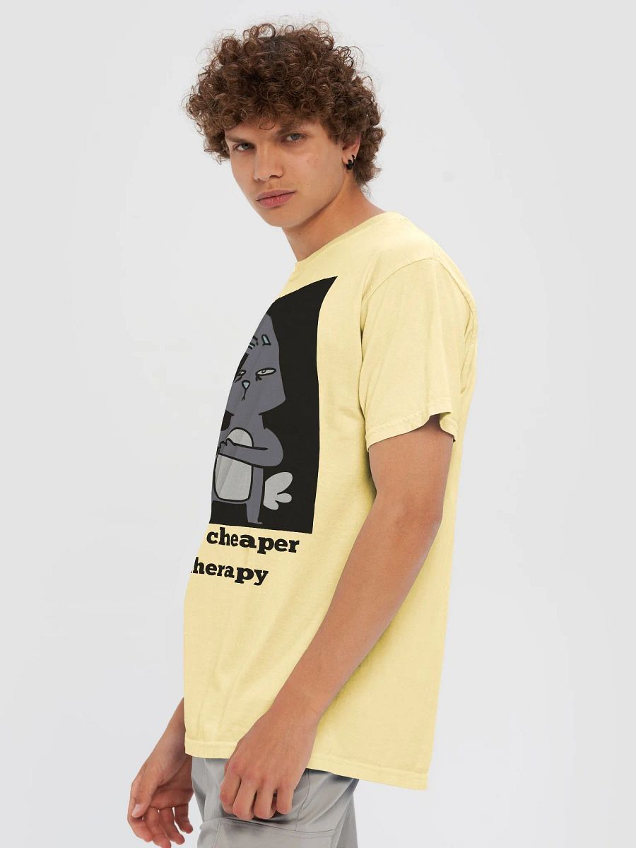 COFFEE OVER THERAPY T-SHIRT (BLACK) product image (30)