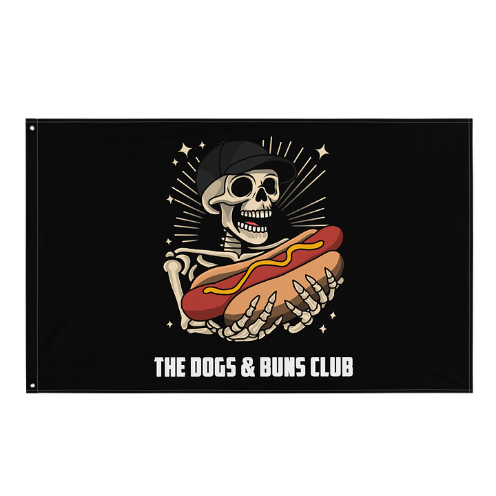 The Dogs & Buns Club Pirate Flag product image (1)