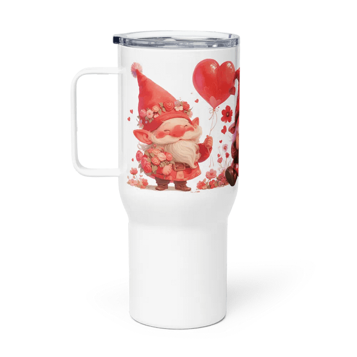 Whimsical Gnomes Love Travel Mug product image (1)