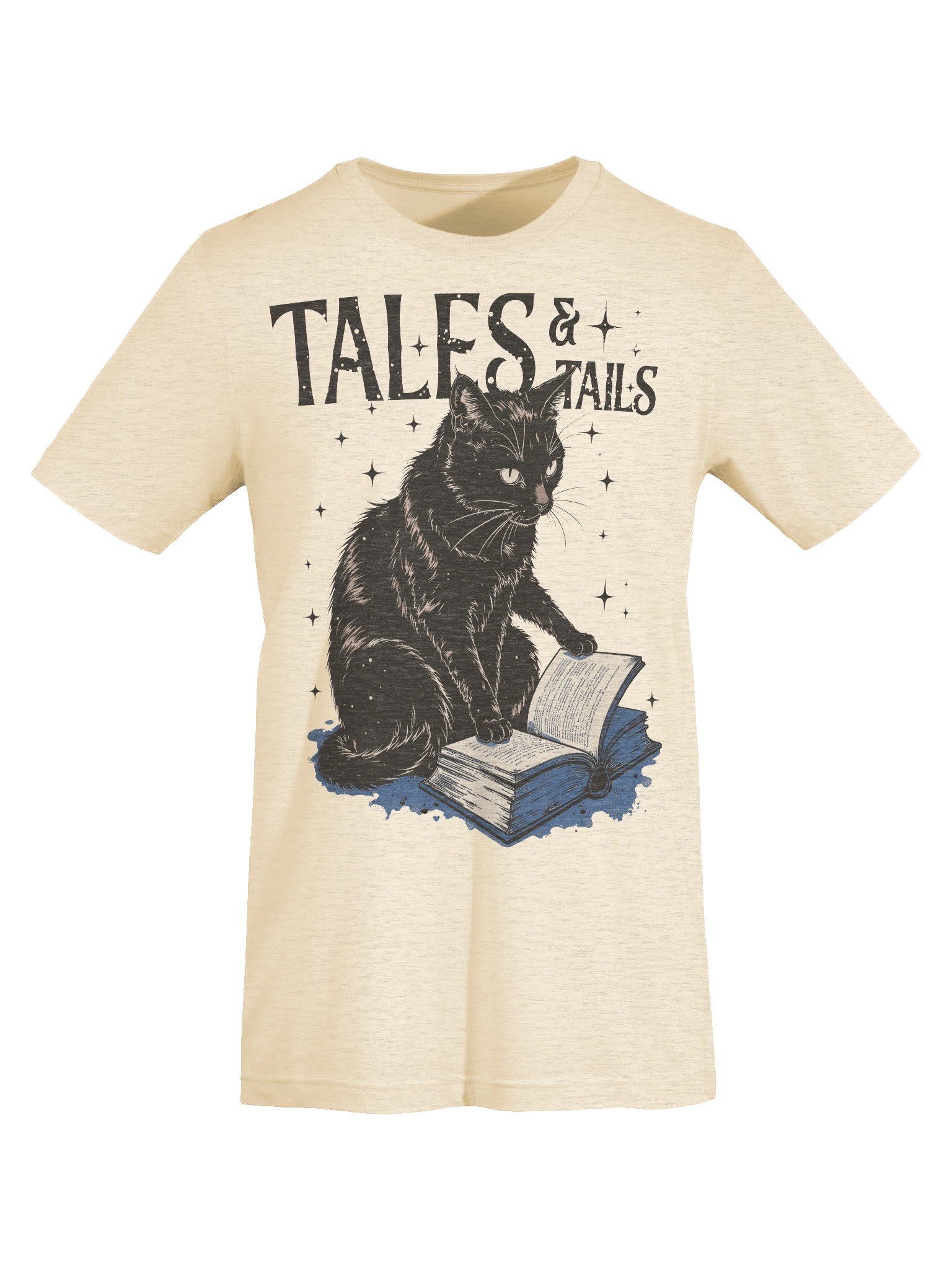 The "Tales & Tails" Book Cat Bella T-Shirt product image (4)
