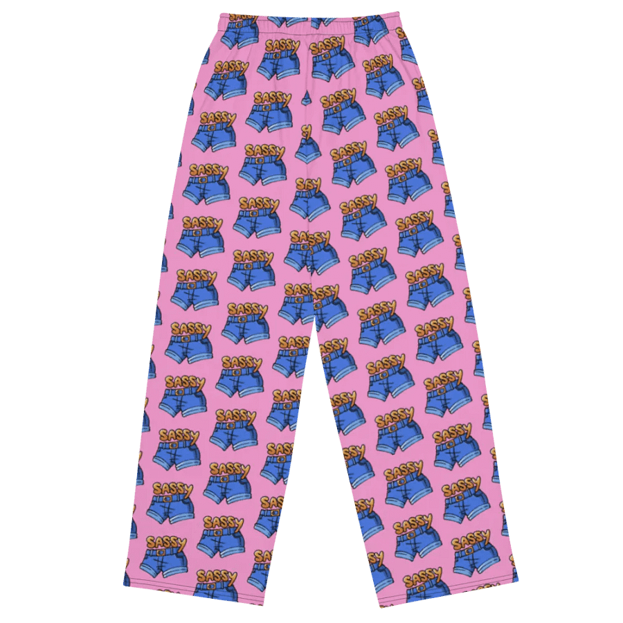 Sassy Vibes Wide-Leg Pants (PINK) product image (2)