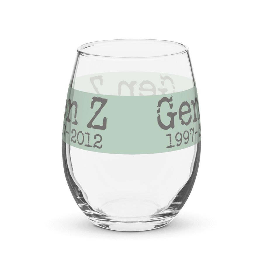 Gen Z 1997-2012 Stemless Wine Glass product image (2)