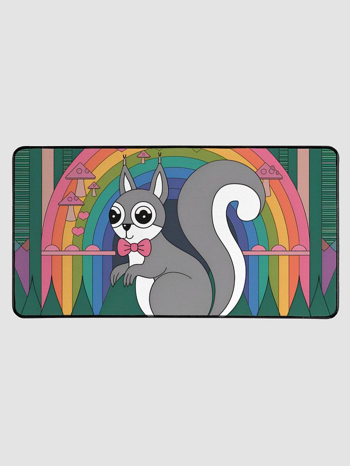 Desk Mat: Avant garde Pooky Bold, stylized and funky, retro and super colorful. psychedelic product image (1)
