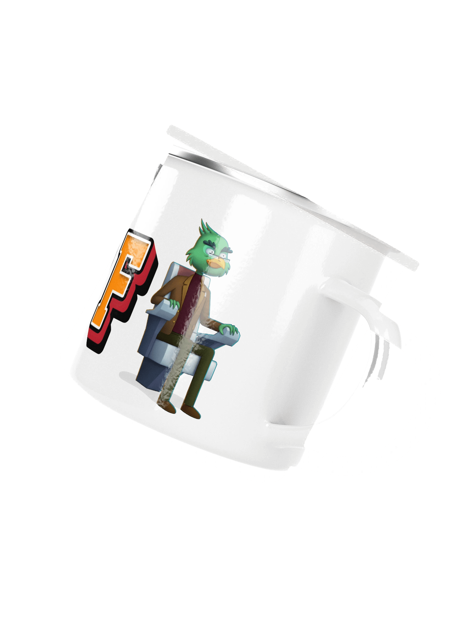 F CAW F Enamel Mug product image (3)