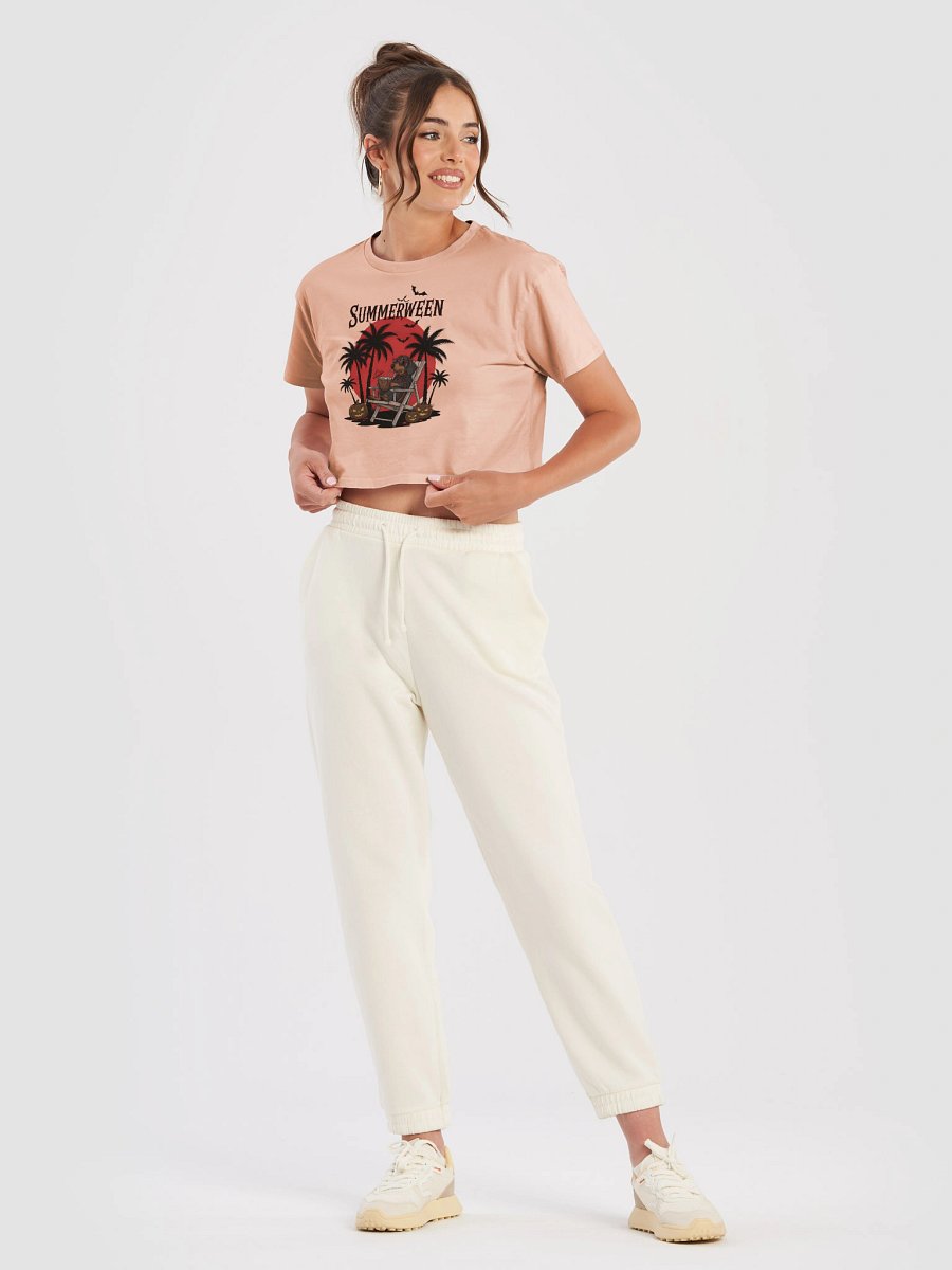 Summerween Vampire Dachshund Crop Top product image (14)