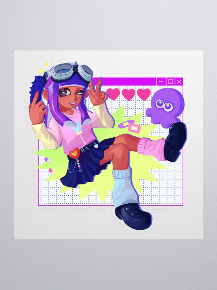 Webcore Lavender Kiss Cut Stickers product image (1)