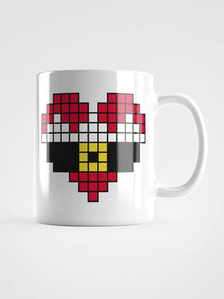 Santa Heart White Glossy Mug product image (2)