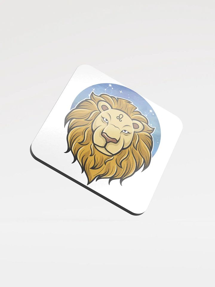 Zodiac Leo Glossed Coaster product image (1)