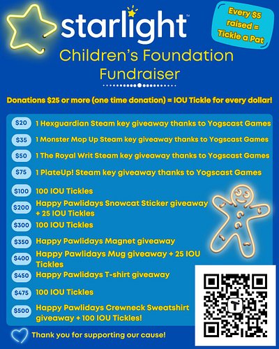 Level Up the Laughter: 12 days for Starlight Kids starts today! We're fundraising for Starlight Children's Foundation during ...